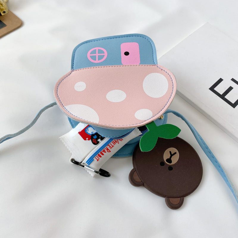 Mushroom-Shaped Mini Shoulder Bag