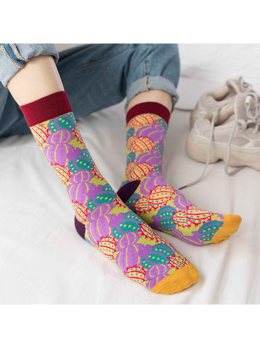 Rufia – Cartoon Retro Crew Socks