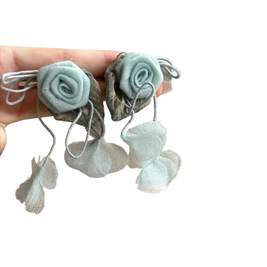 Earwish - Lace Rose Earrings – Elegant & Feminine