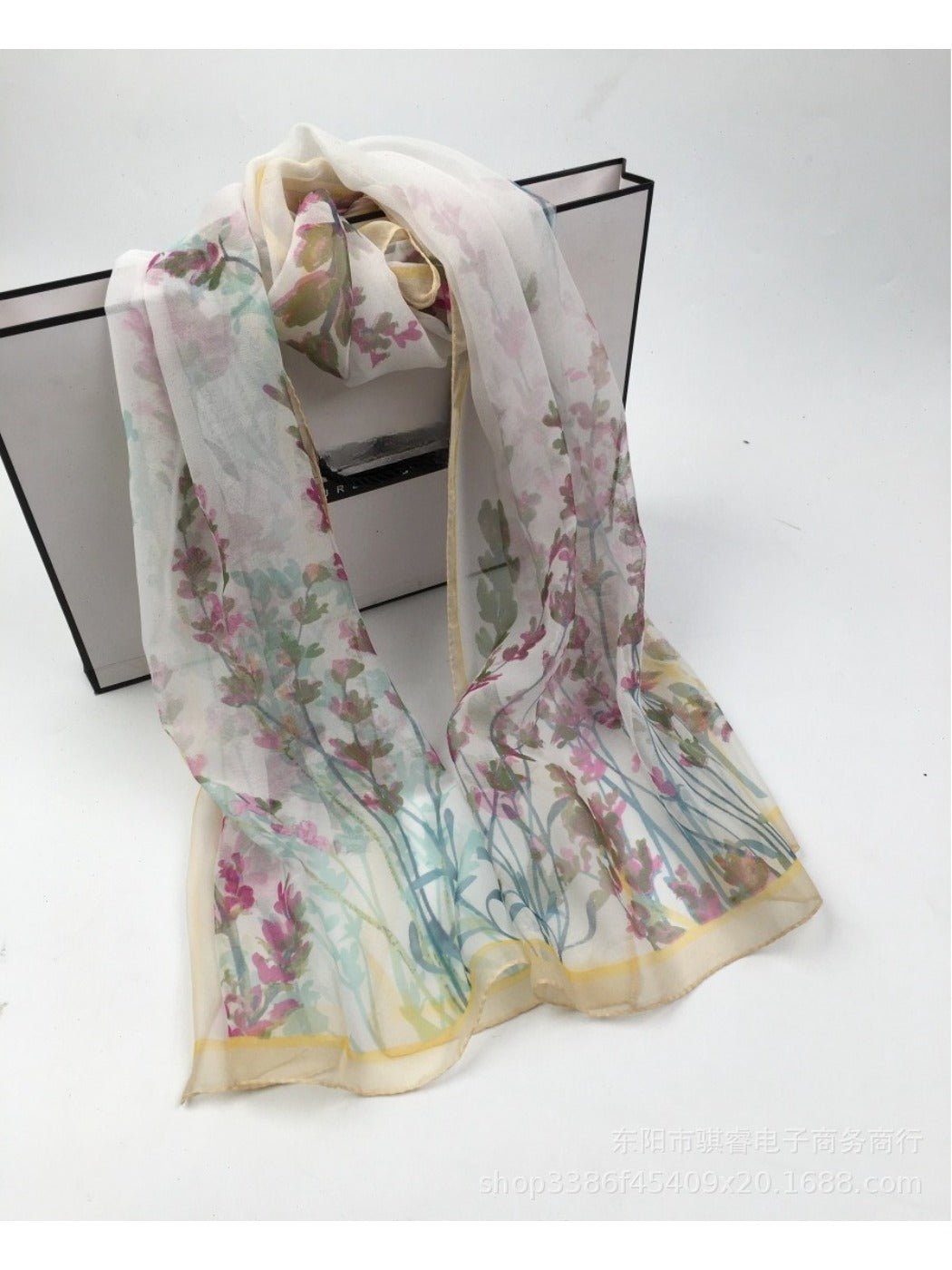 Scarvii - Lily of the Valley Printed Scarf - Versatile & Stylish