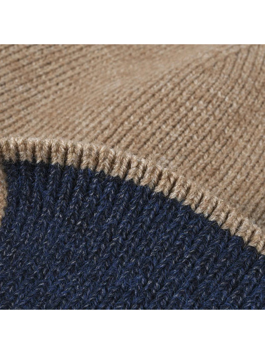 Haila - Colorblock Cuffed Knit Beanie