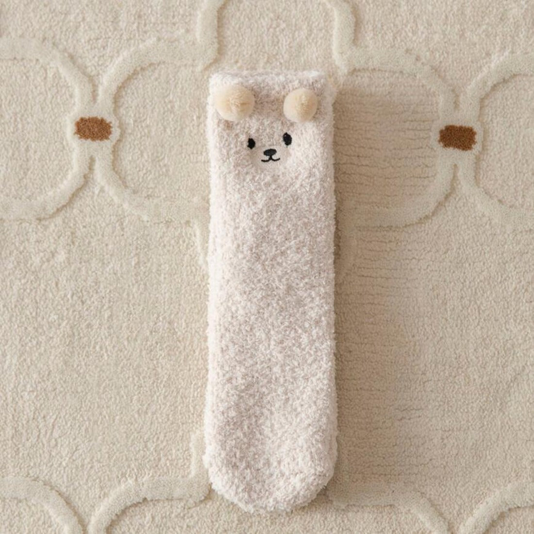 Rufia - Cute Animal Print Towel Socks