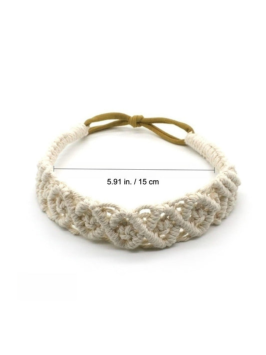 Scarvii - Bohemian Braided Rope Headband & Hair Accessory