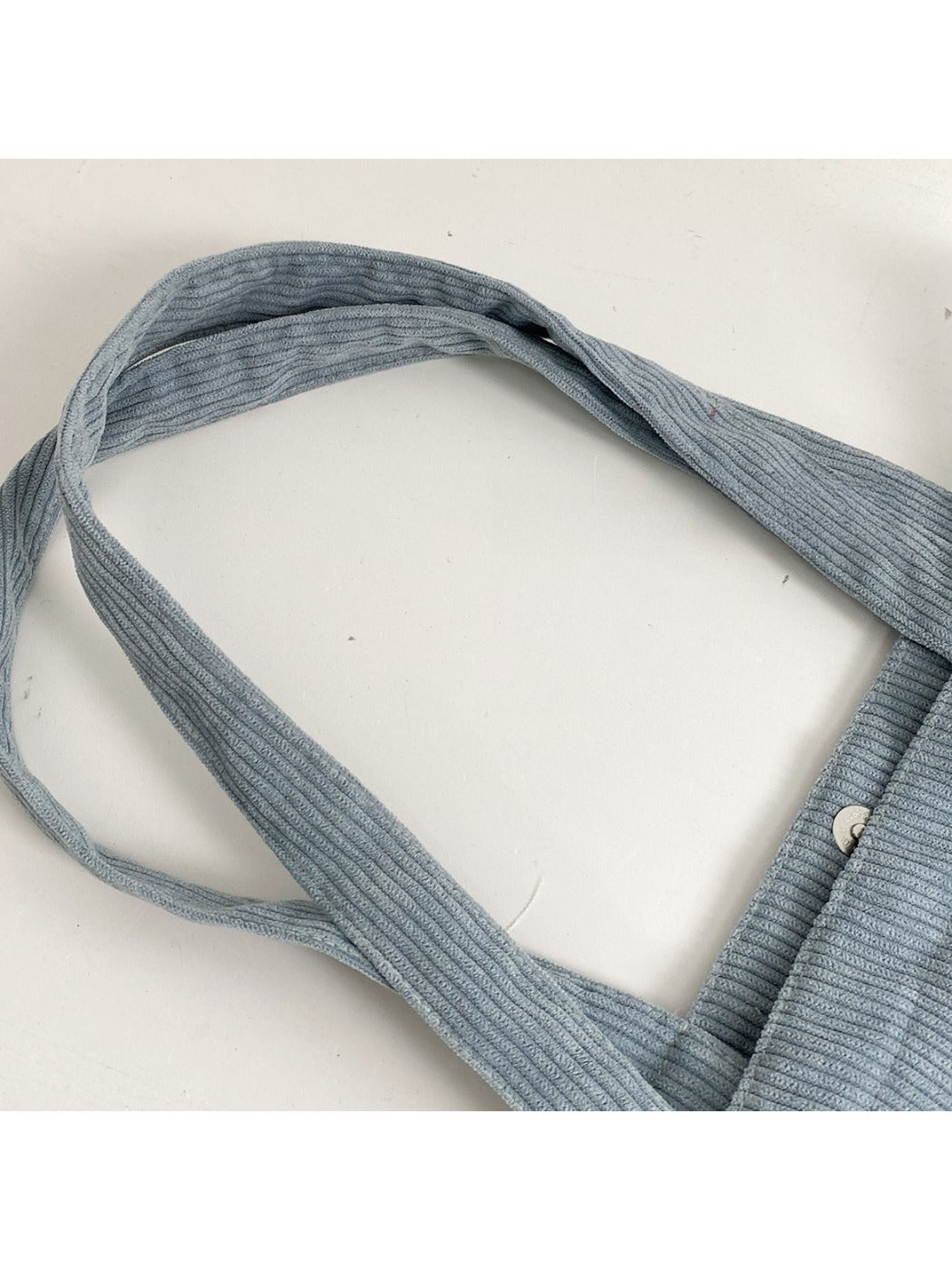 Cosbai – Embroidered Corduroy Tote Bag