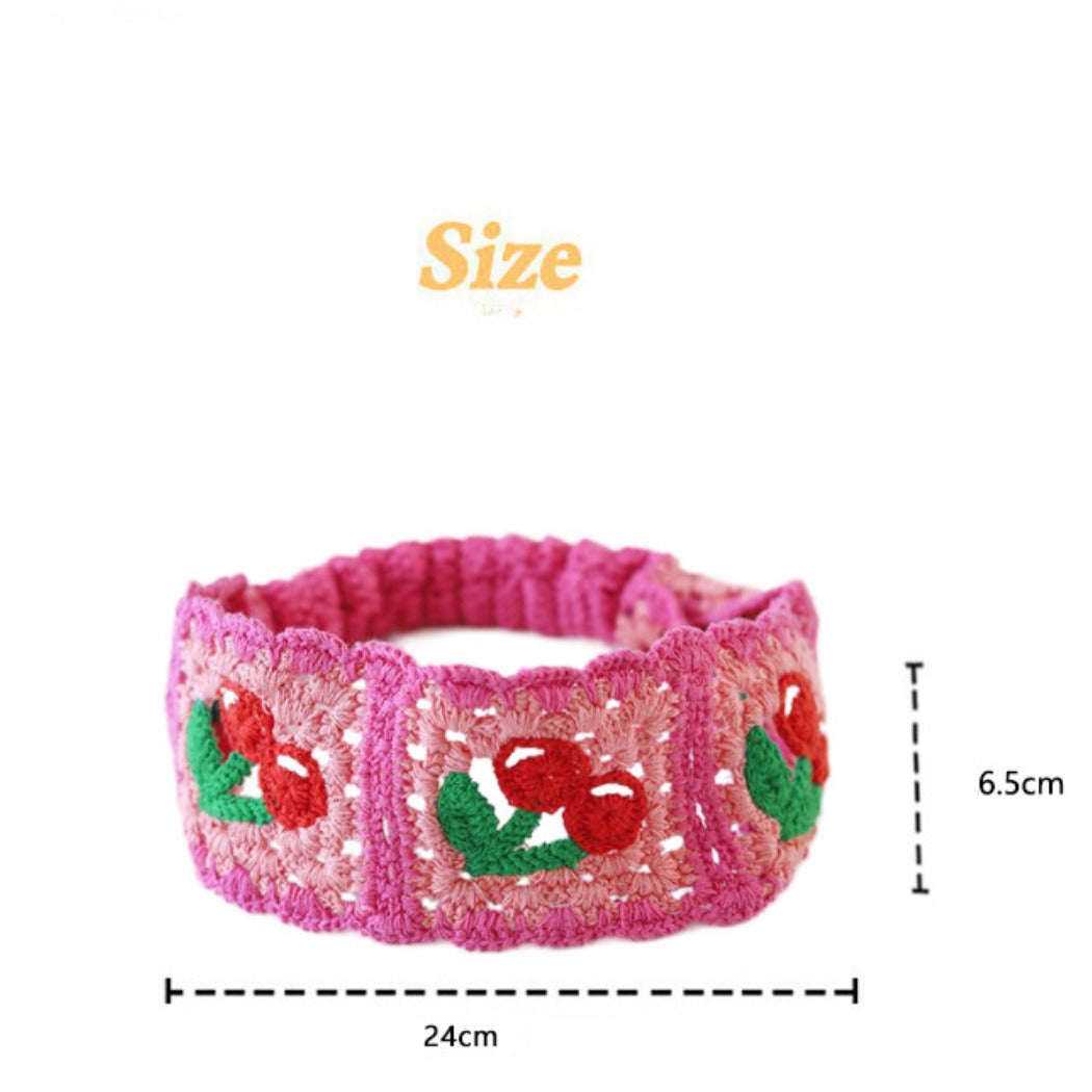 Scarvii - Cute Stylish Colorful Floral Knit Headband