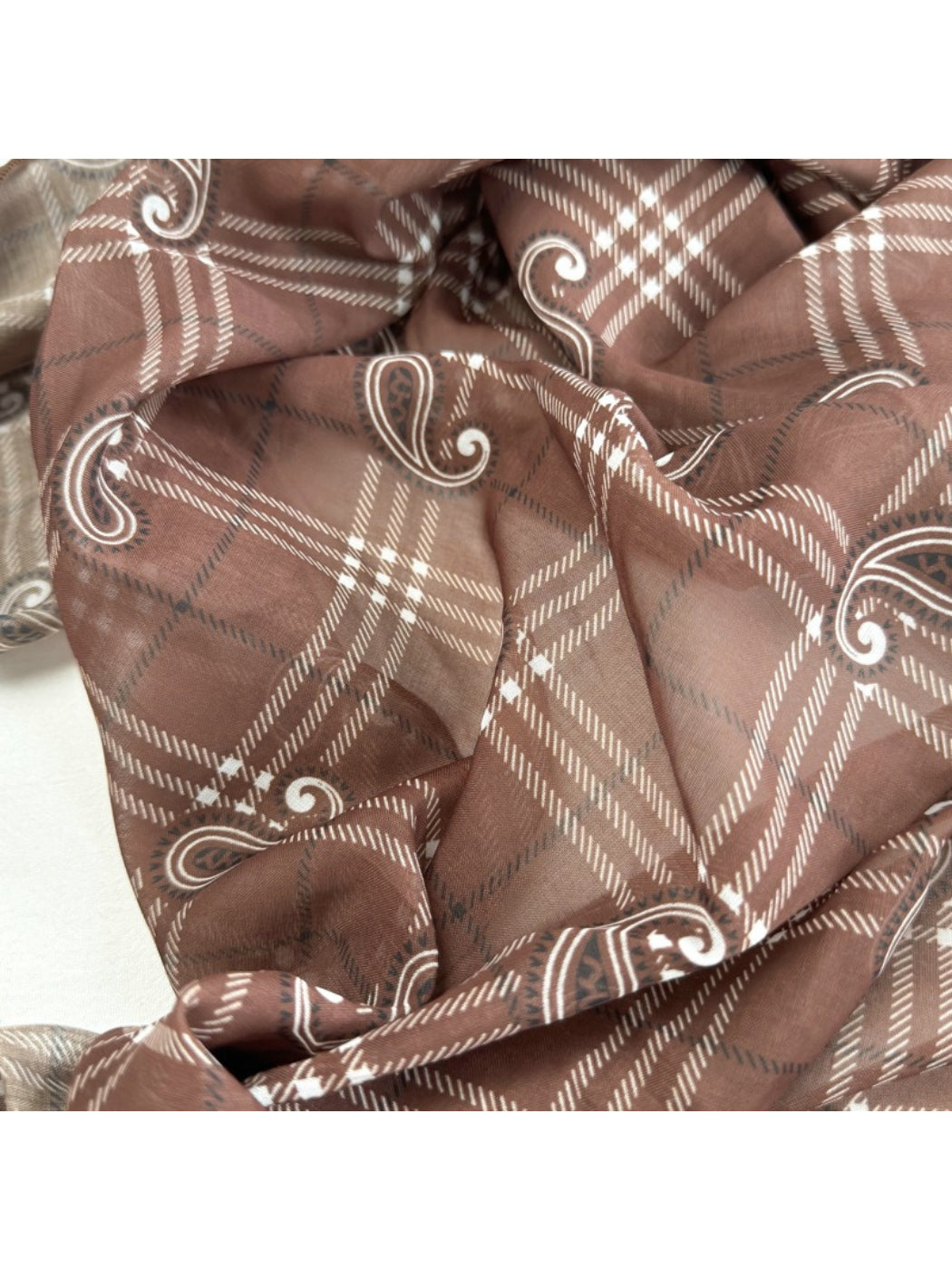 Scarvii - Mixed Print Lightweight Long Scarf