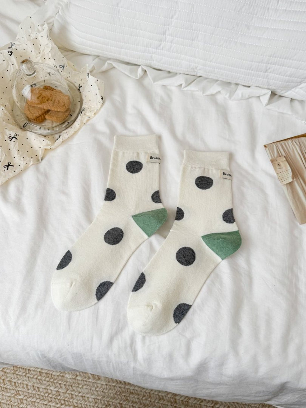 Rufia - Casual Polka Dot Crew Socks product image 6