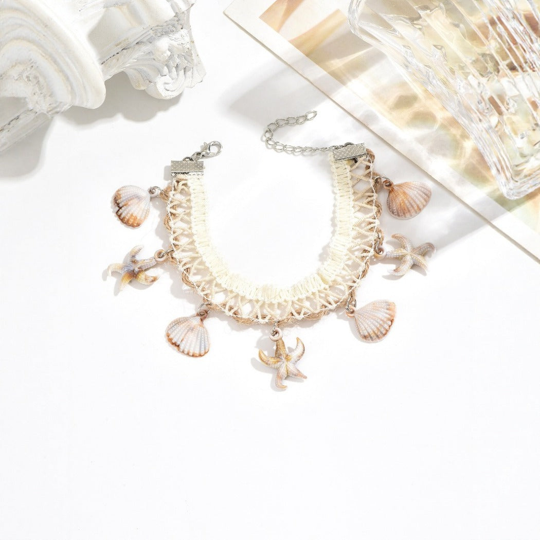 Bauai - Shell Tassel Anklet - Boho Beach