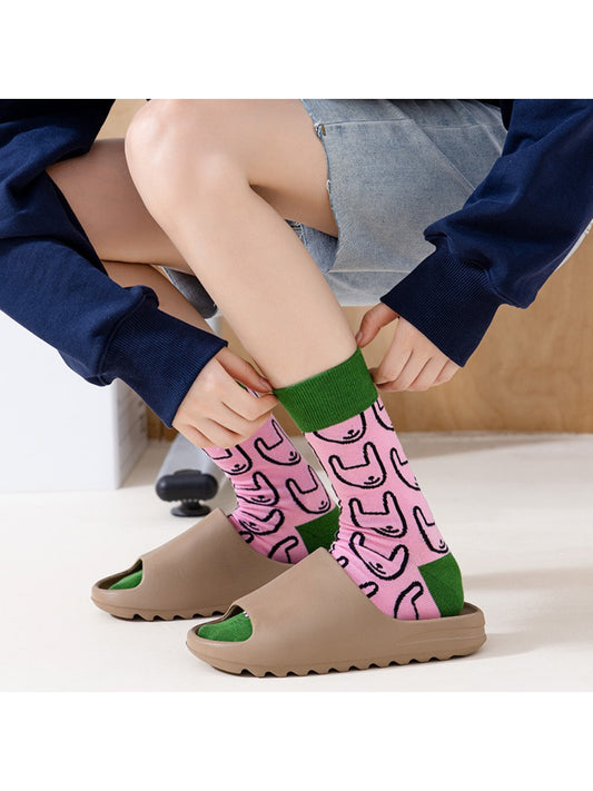 Rufia - Quirky Cartoon Crew Socks