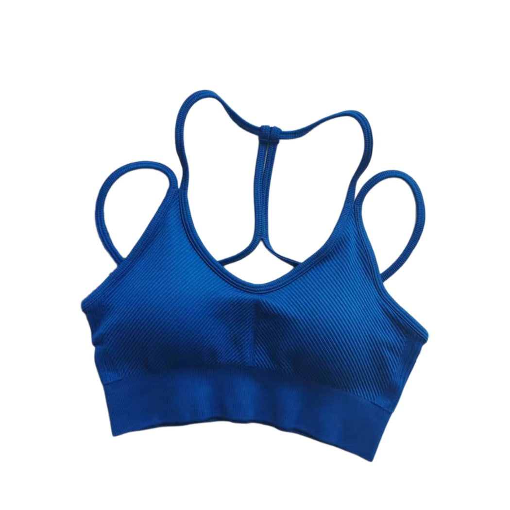Stepo - Slim Strap Sports Bra Yoga Camisole