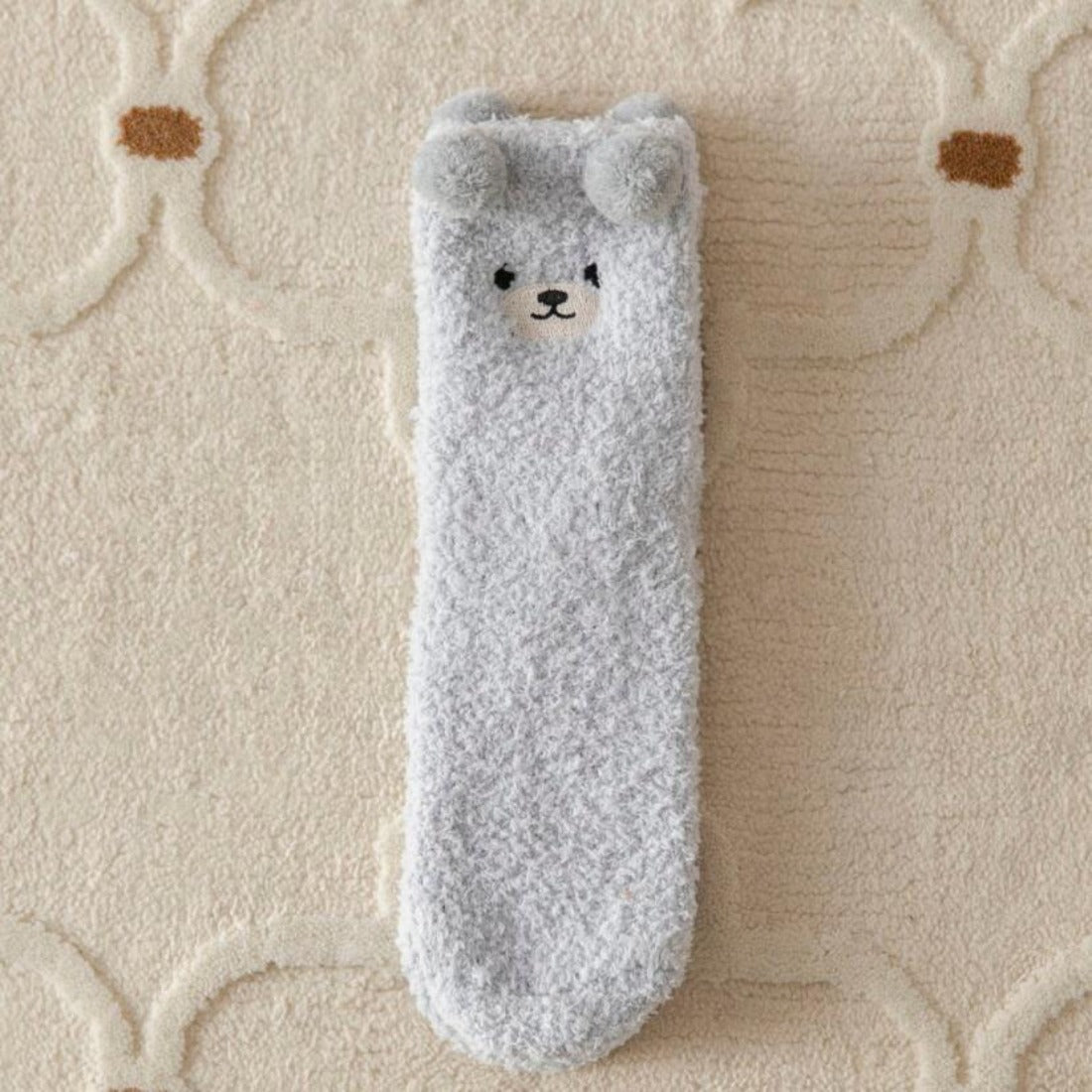 Rufia - Cute Animal Print Towel Socks
