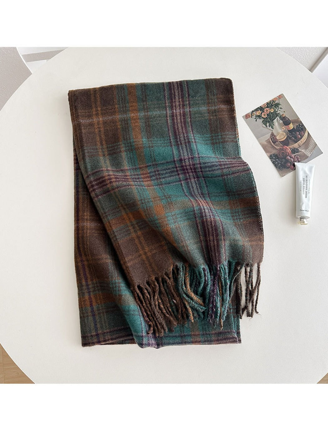 Scarvii - Plaid Winter Scarf Shawl for Women