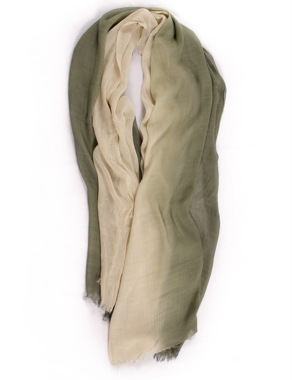 Scarvii - Elegant Contrast Style Cotton Long Scarf