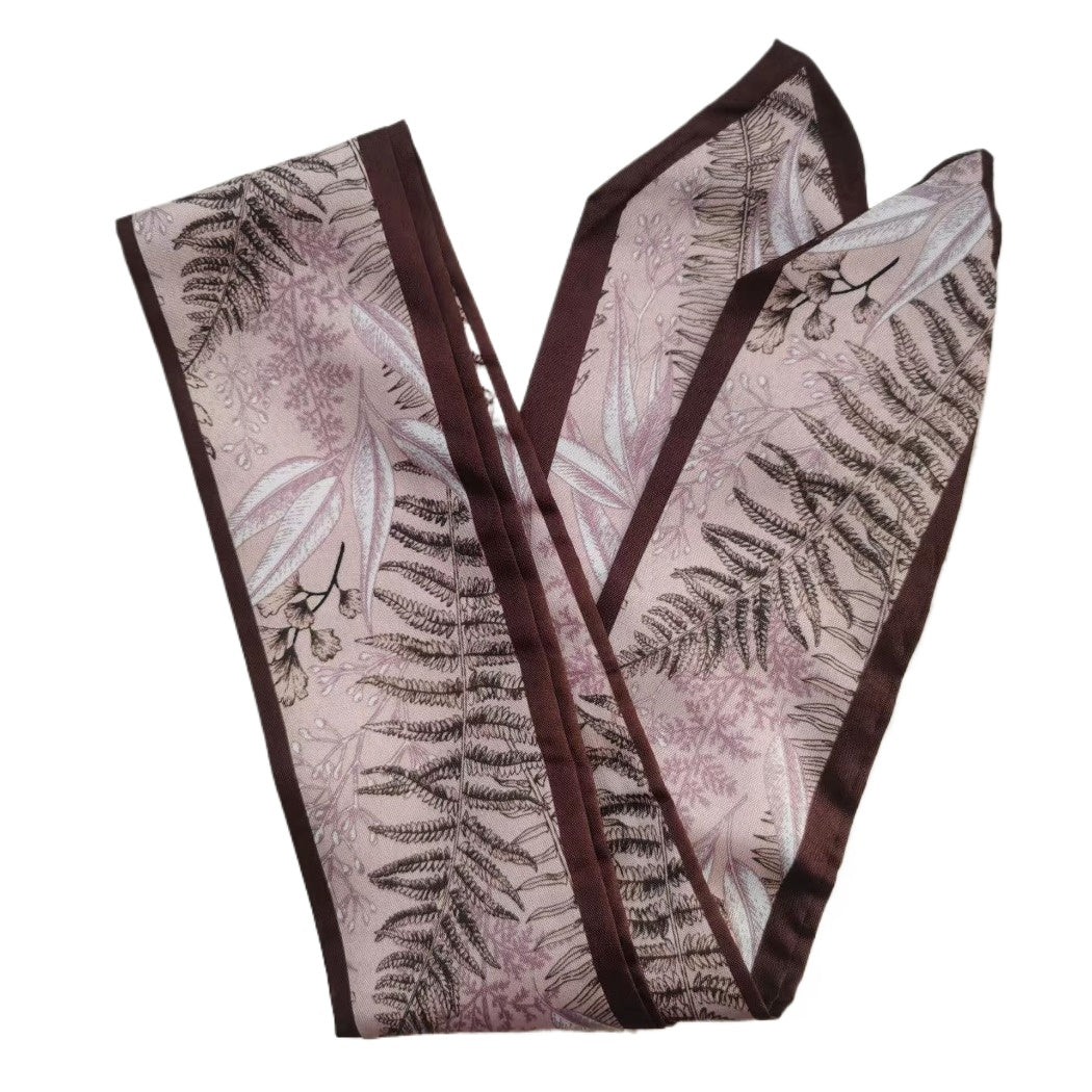Scarvii - Plant-Print Neck Scarf - Classic & Soft