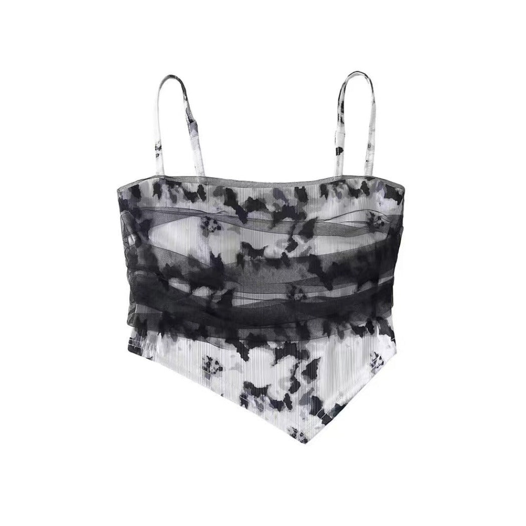 Vesty - Sexy Mesh Layering Cami Top - Fashion & Artistic