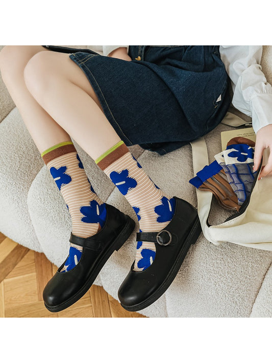 Rufia - Graphic Panel Design Crew Socks product image 2