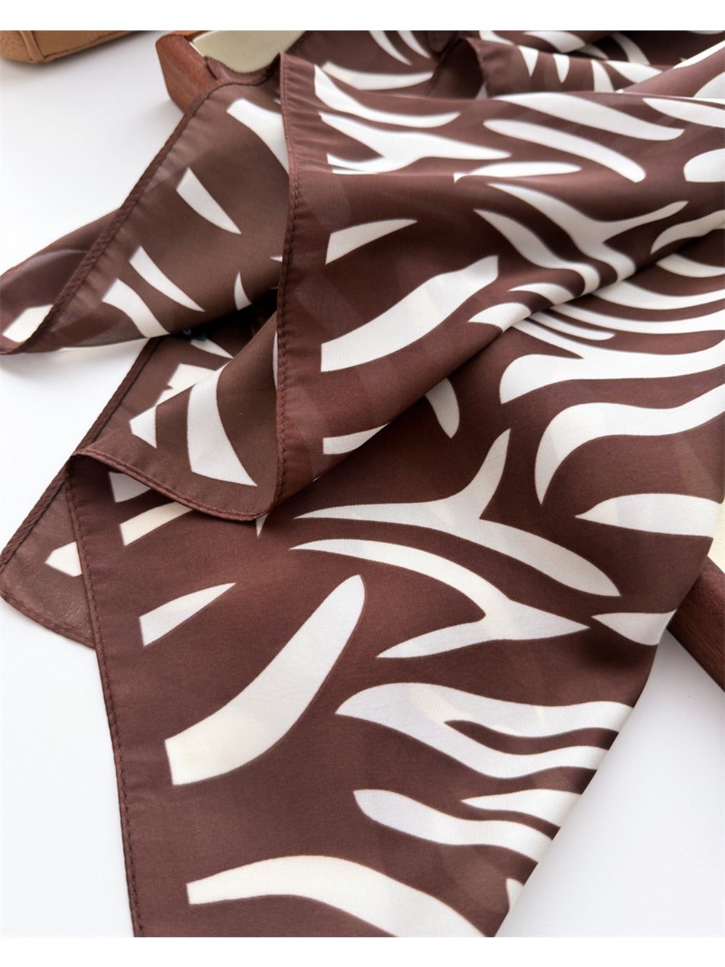 Scarvii - Zebra Print Square Scarf
