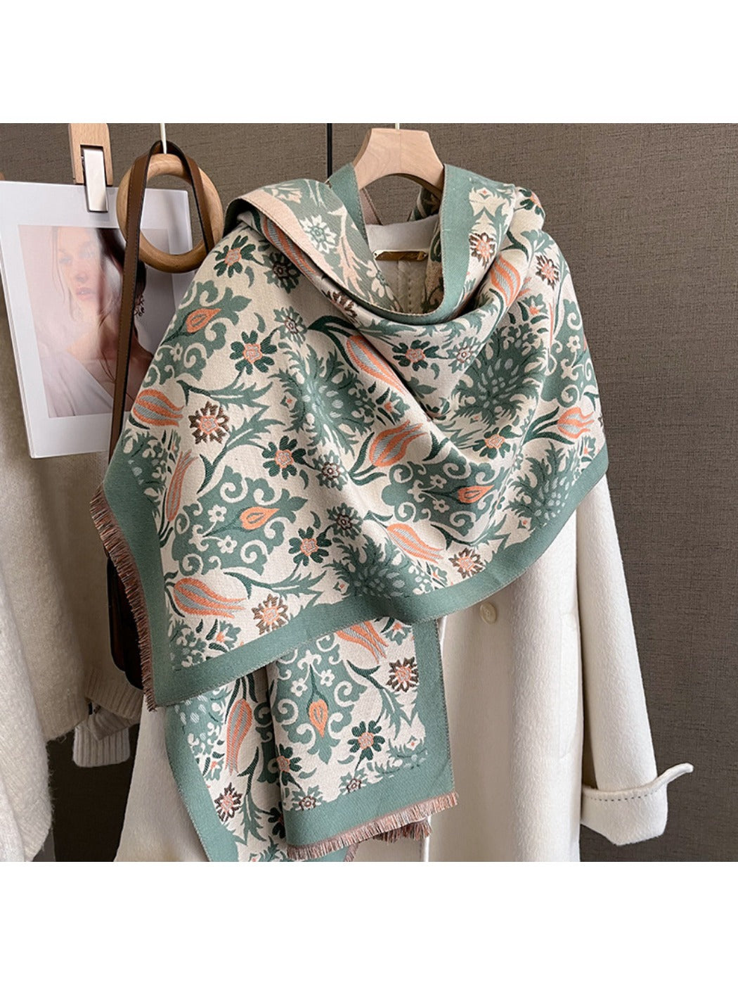 Scarvii - Winter Paisley Scarf for Women