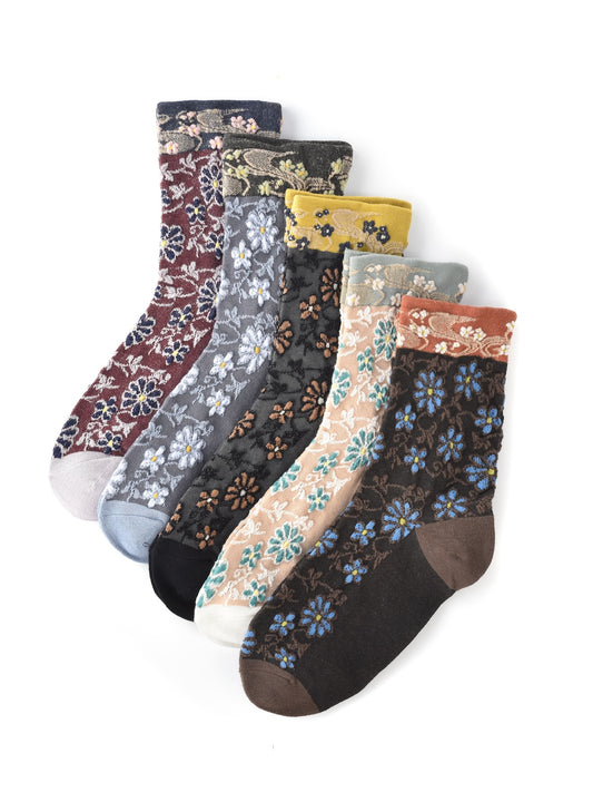 Rufia – Capsule Garden Bloom Crew Socks