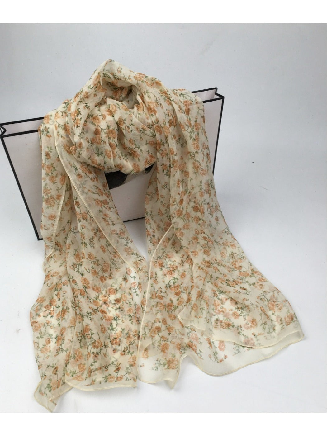 Scarvii - Women's Floral Patterned Scarf - Versatile & Stylish
