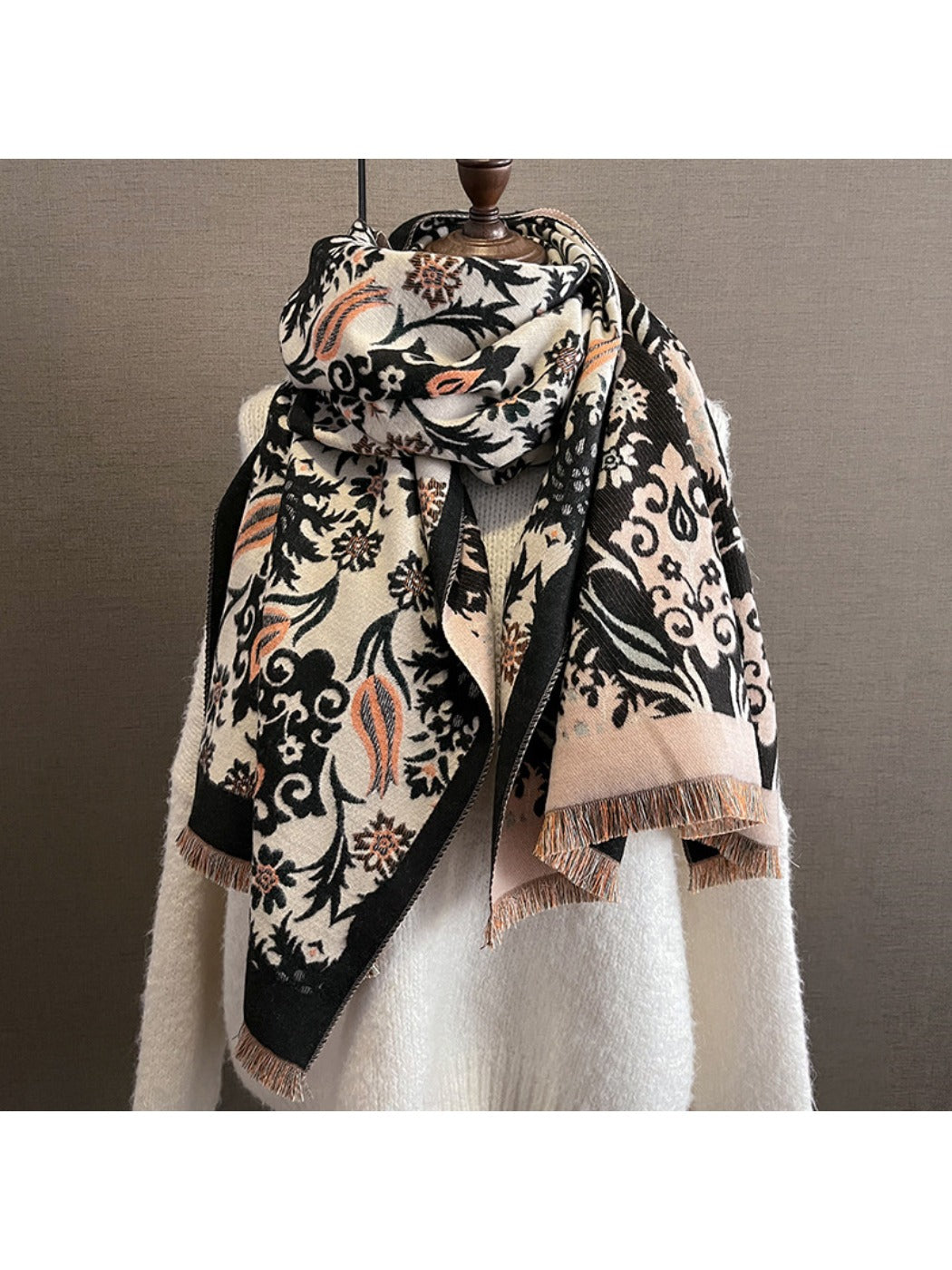 Scarvii - Winter Paisley Scarf for Women