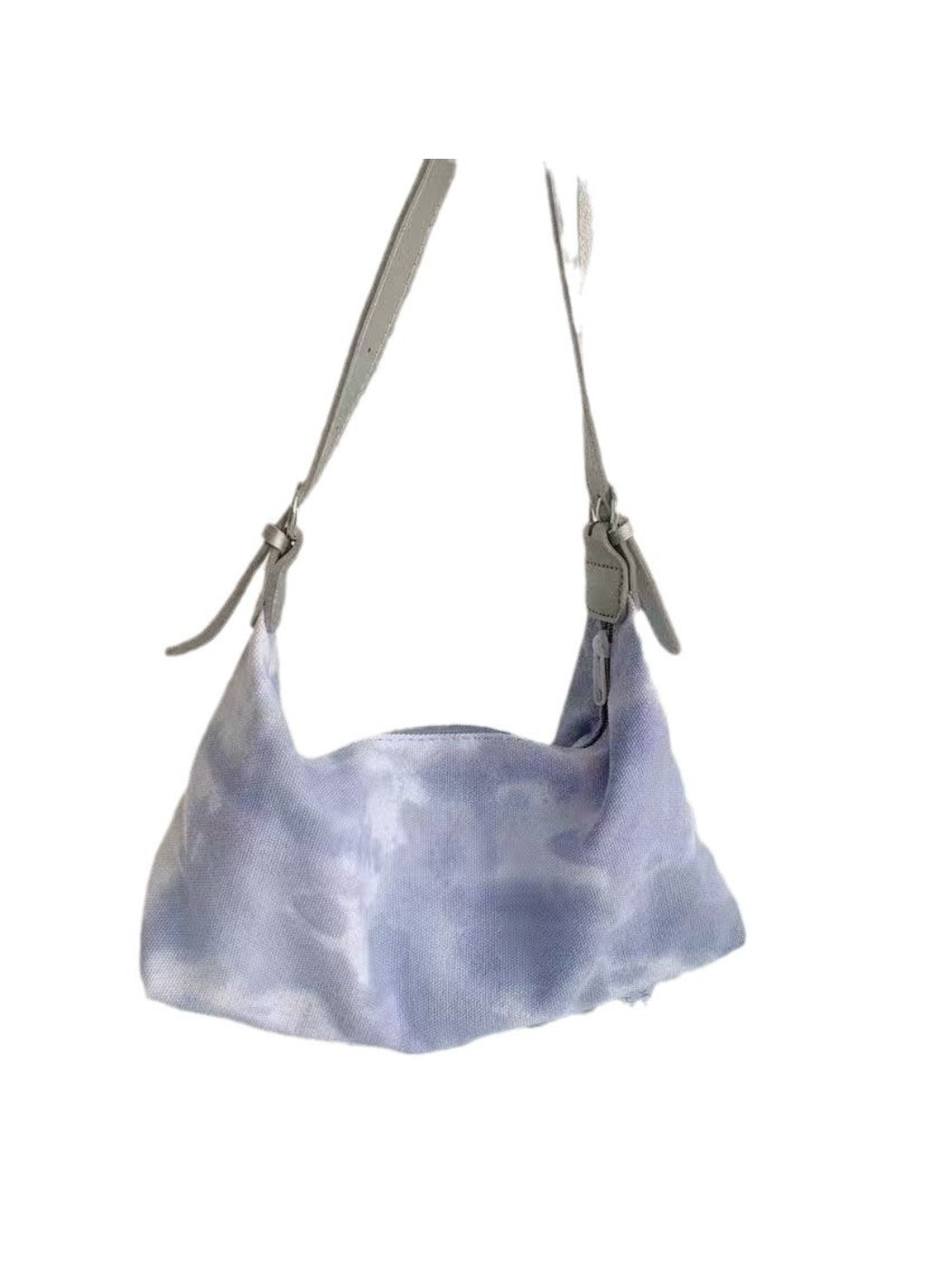Cosbai - Tie-Dye Foldable Crossbody Canvas Bag