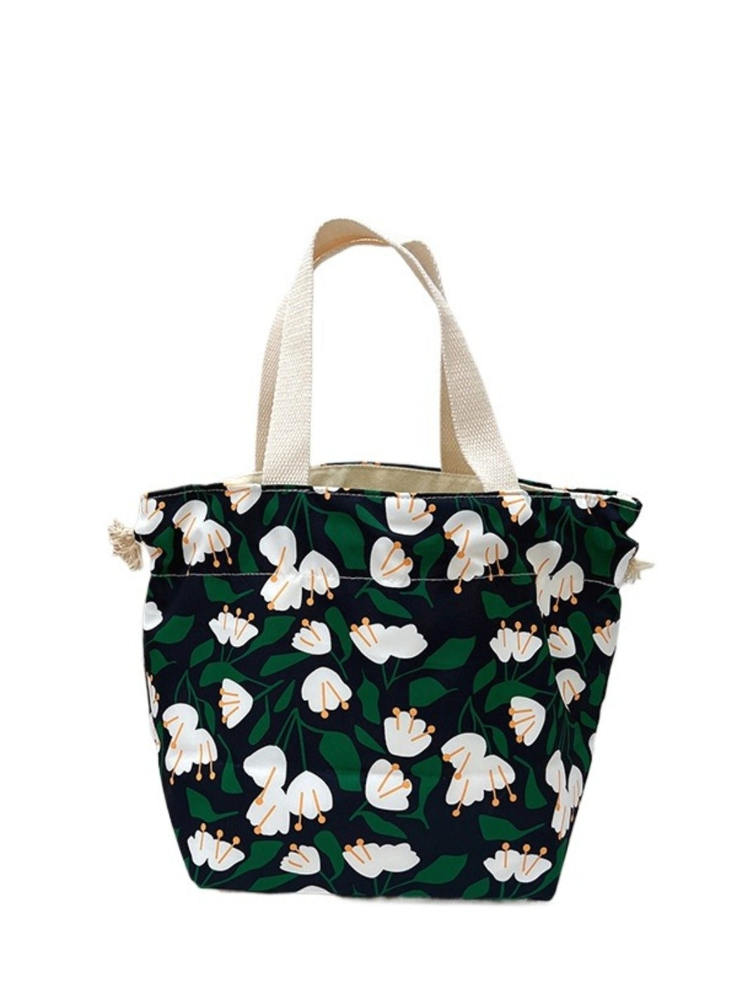 Cosbai cartoon small tote bag with colorful cartoon design on fabric