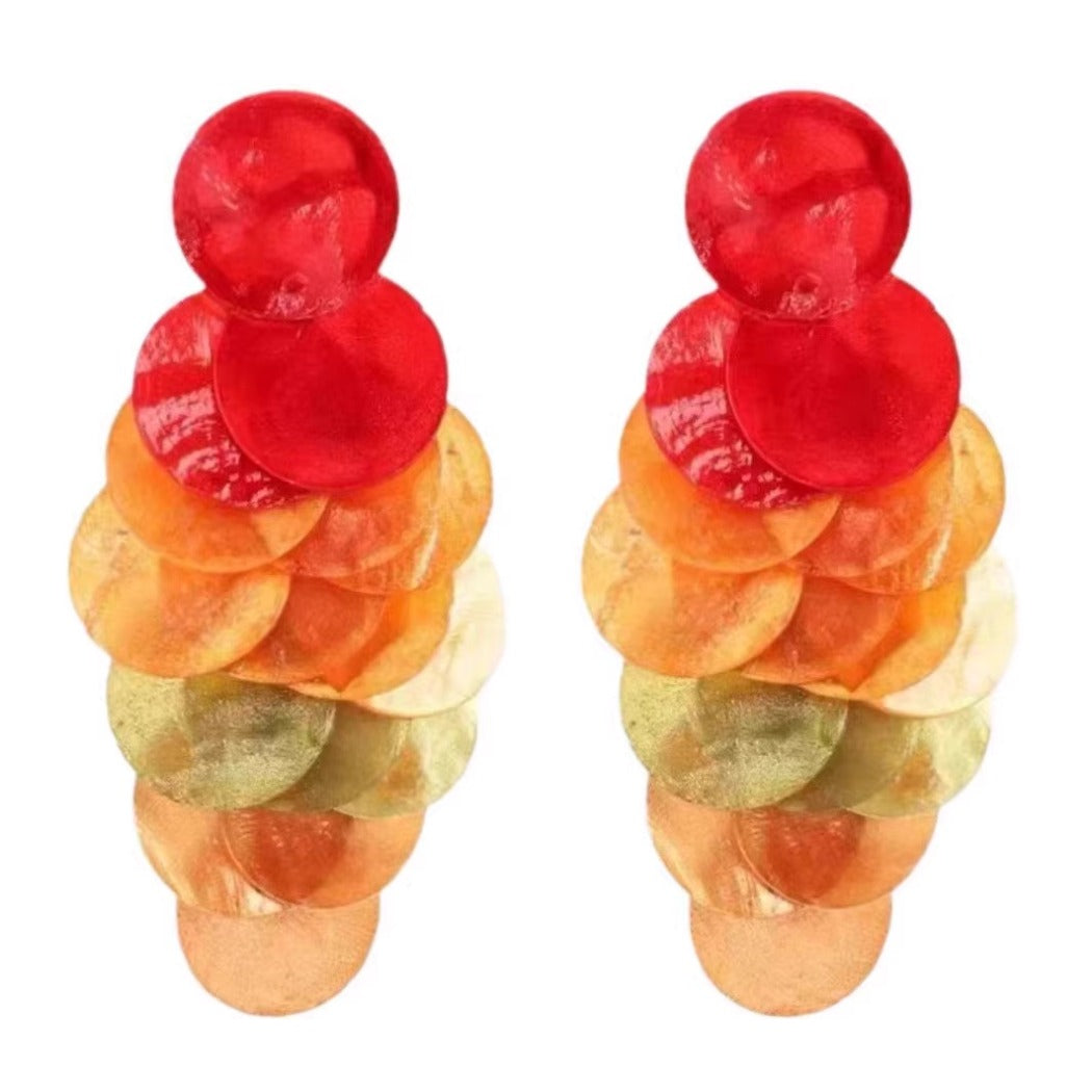 Earwish - Colorful Tassel Earrings - Shine & Beachy
