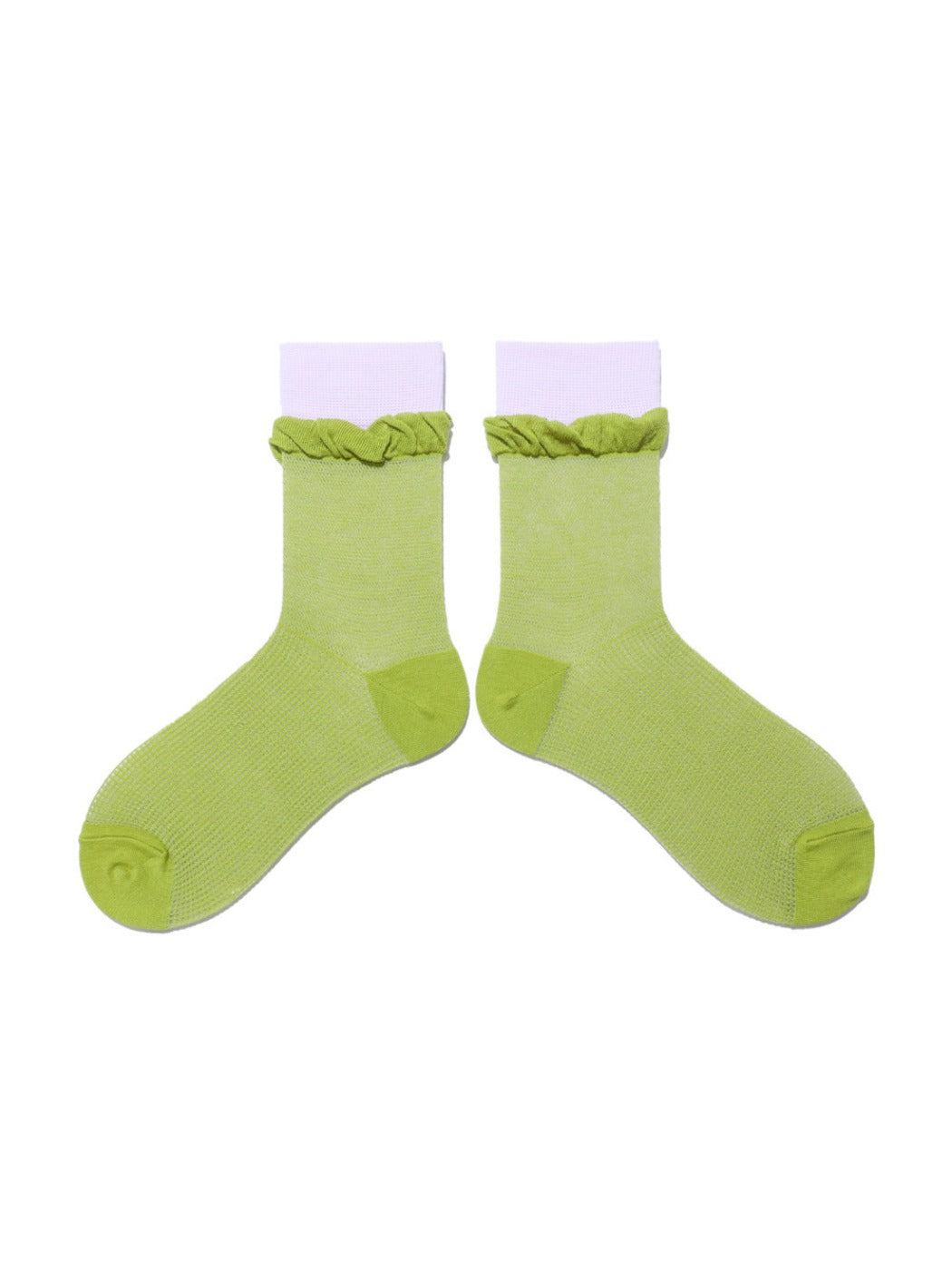 Rufia - Women's Color-blocked Cuff Socks