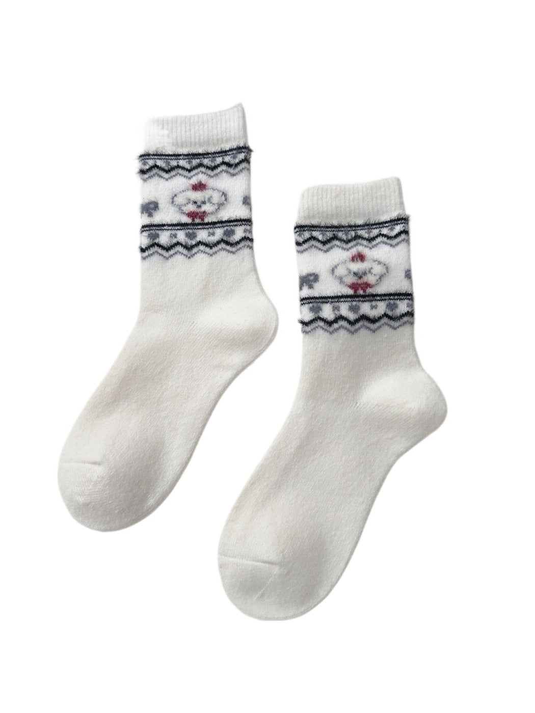 Rufia – Dog Pattern Winter Socks