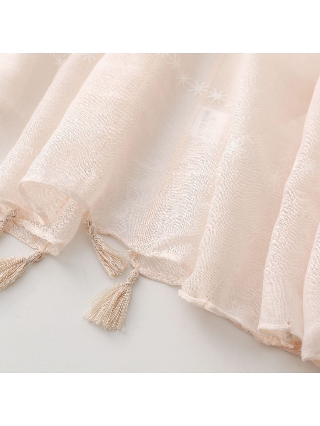 Scarvii - Bohemian Solid Color Scarf with Tassels