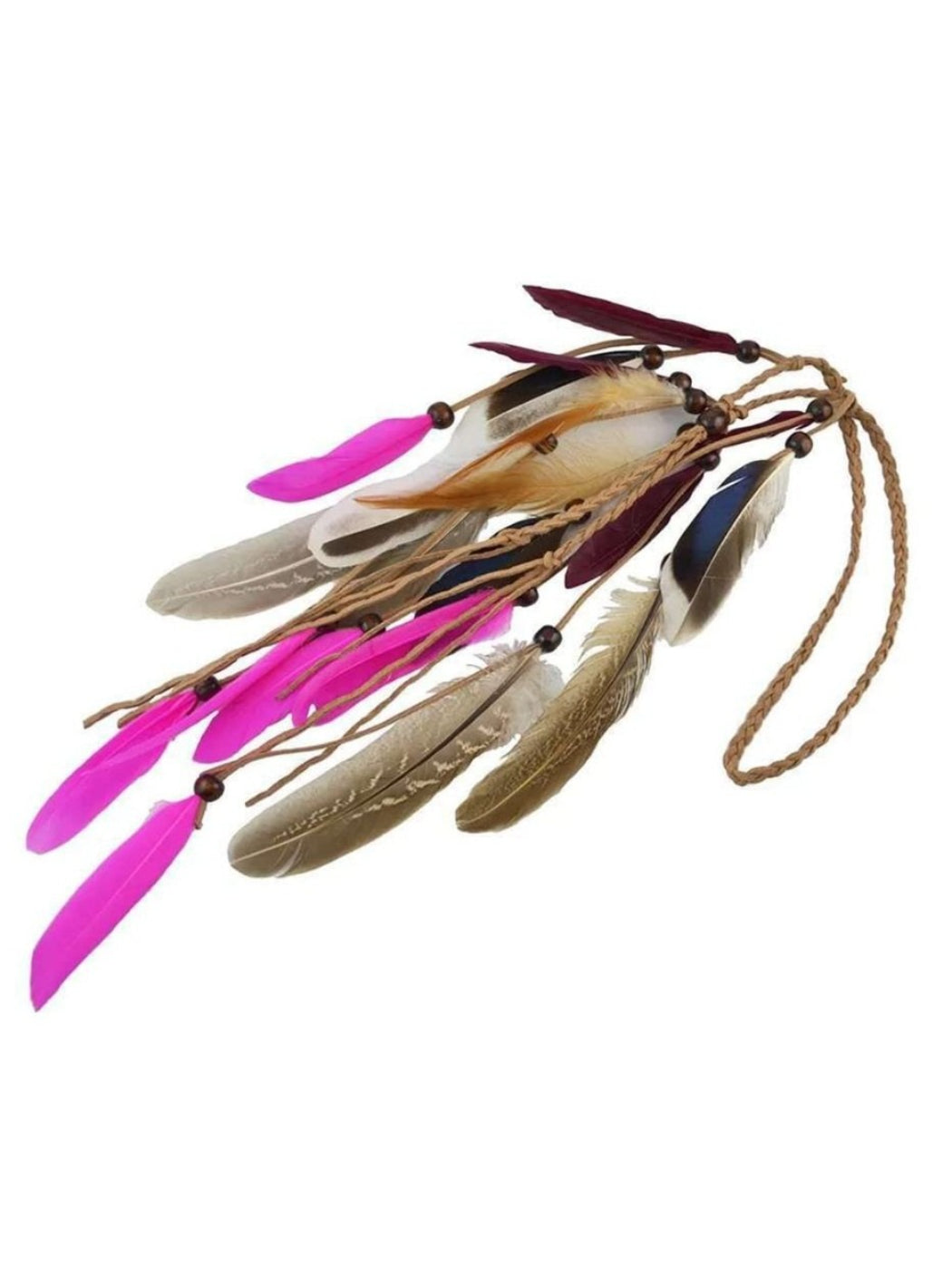 Hairish - Boho Multi Feather Hair Headpiece