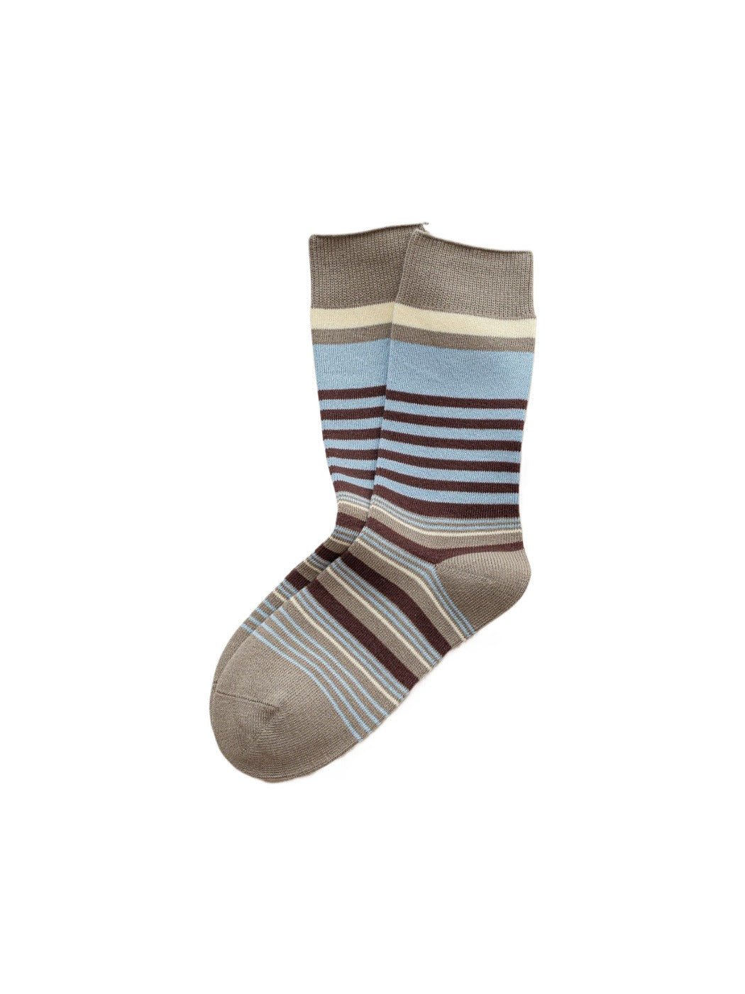 Rufia – Vintage Striped Mid-Calf Socks
