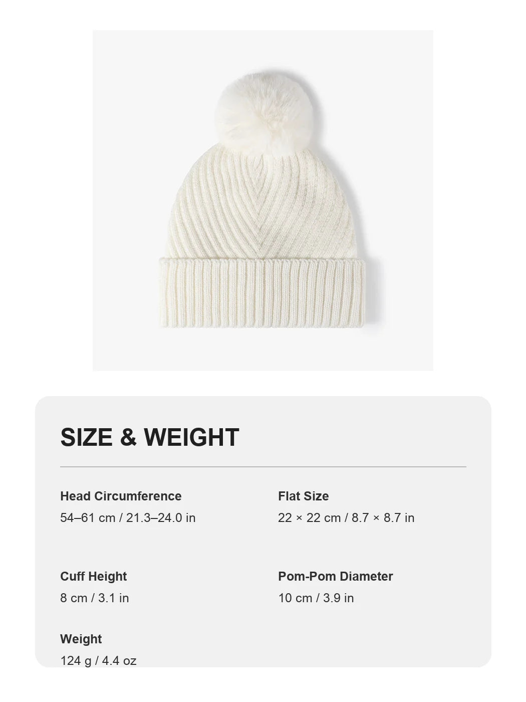 Haila - Pom-Pom Cuffed Knit Beanie
