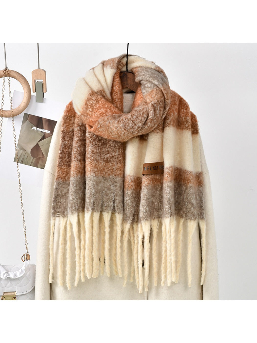 Scarvii - Maillard Winter Tassel Scarf