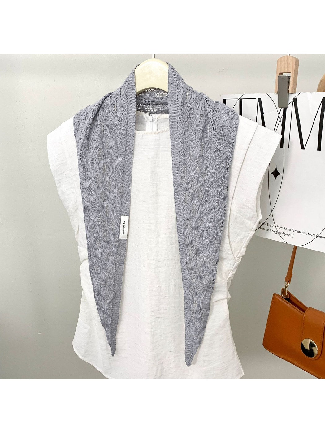 Scarvii - Sweet Style Knit Look Triangle Bandana