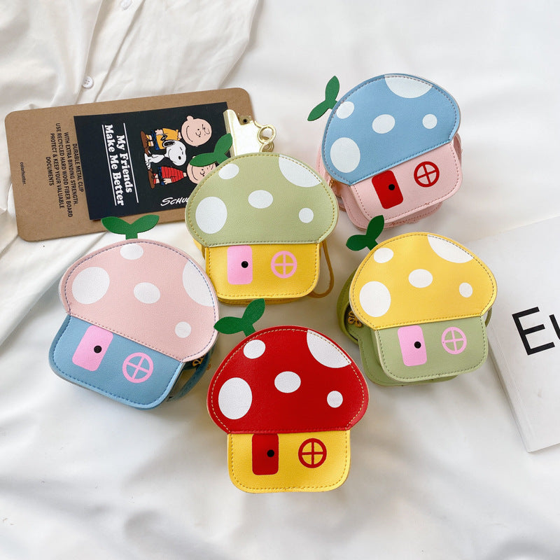 Mushroom-Shaped Mini Shoulder Bag