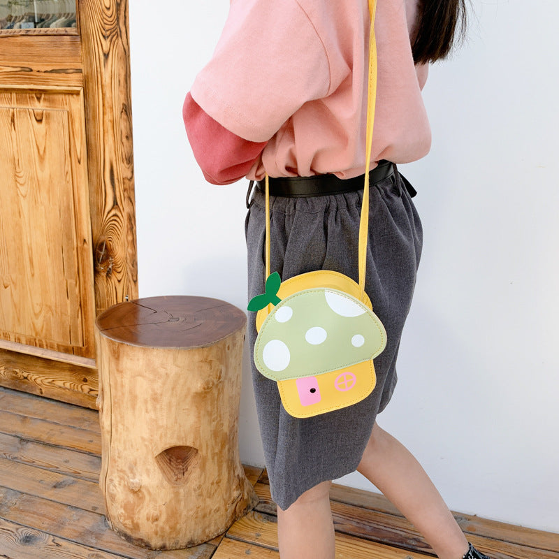 Mushroom-Shaped Mini Shoulder Bag