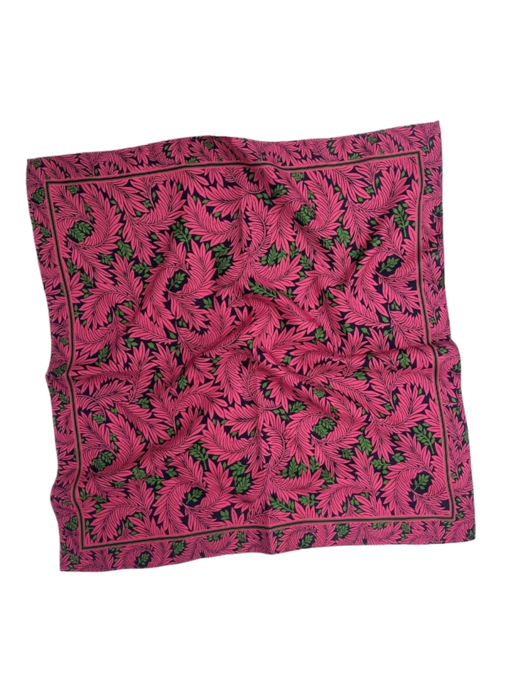 Scarvii - Stripe Floral Print Scarf - Elegant & Versatile