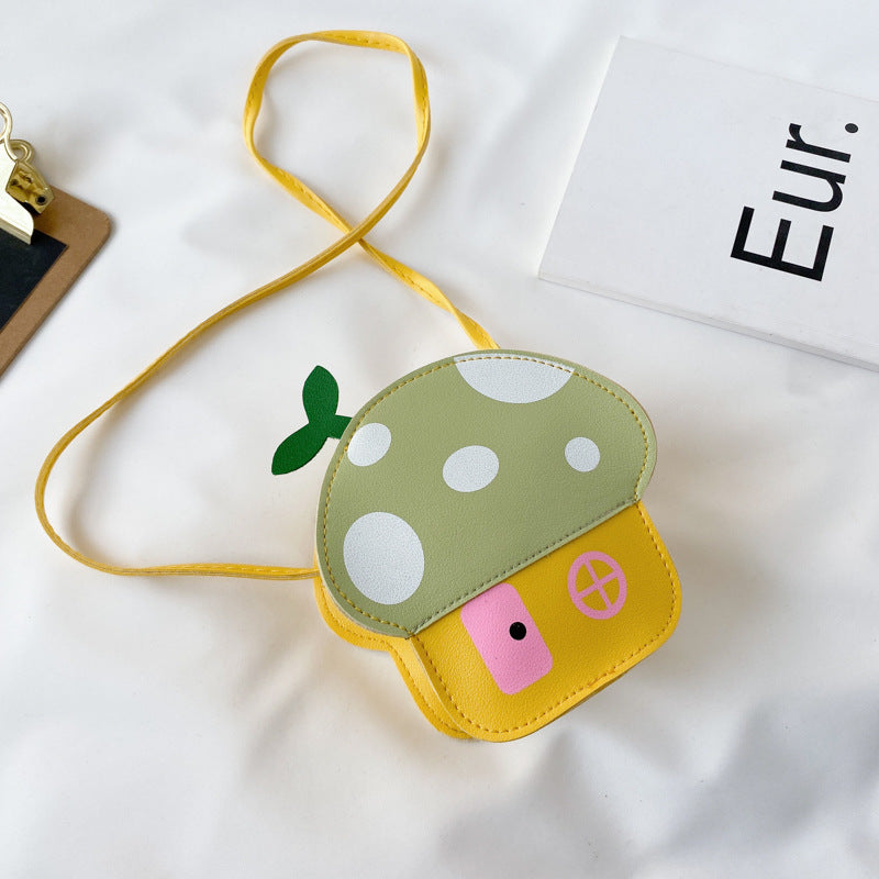 Mushroom-Shaped Mini Shoulder Bag