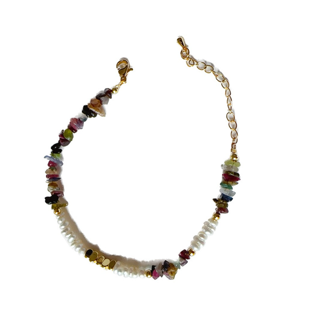 Bauai - Tourmaline Pearl Bracelet - Minimalist Style