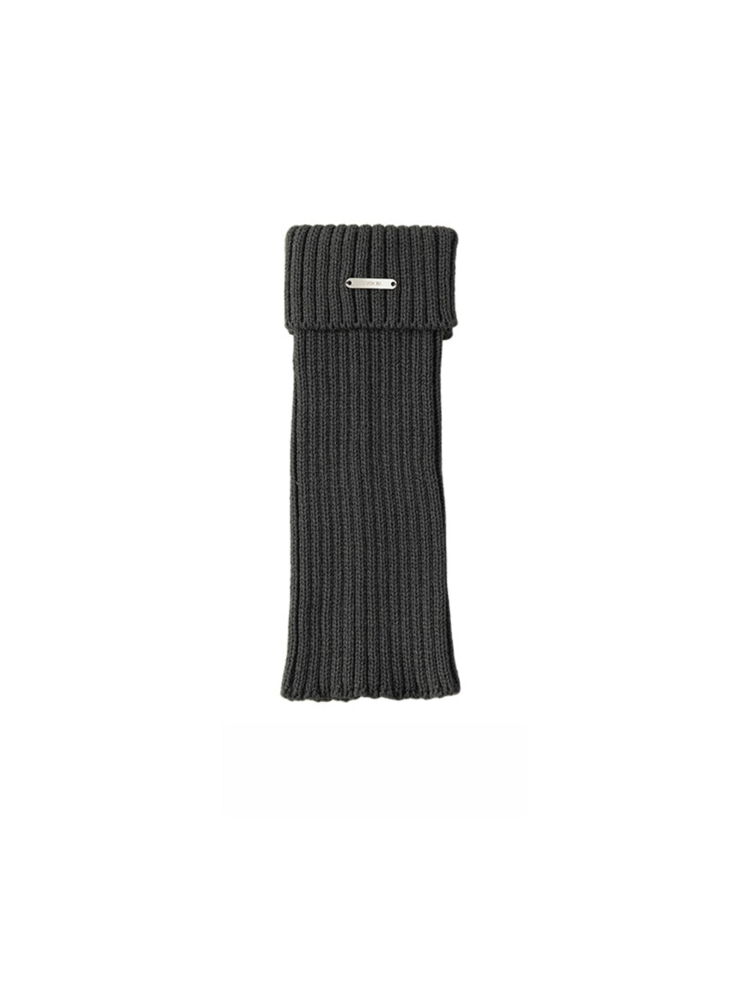 Cozyra - Ribbed Buckle Detail Slouch Leg Warmers