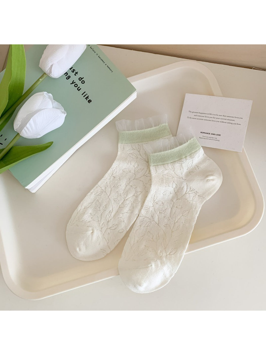 Rufia - Soft Floral Lace Ankle Socks product image 9