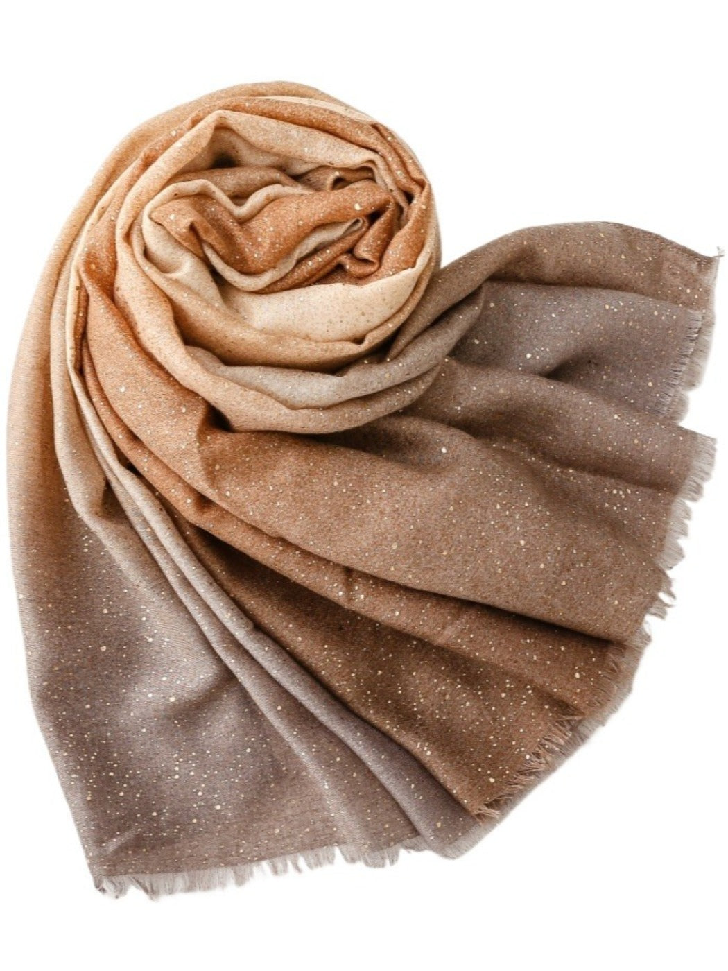 Scarvii - Minimalist Gradient Color Scarf with White Dots - 4 Colors