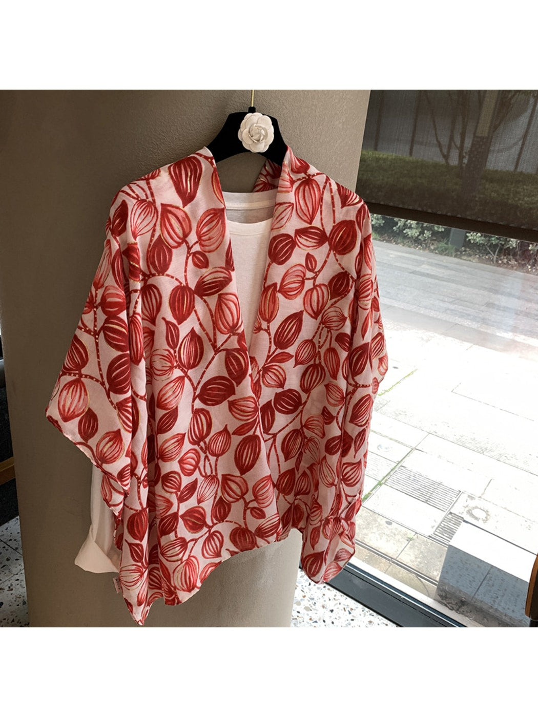 Scarvii - Minimal Printed Everyday Draped Wrap Scarf