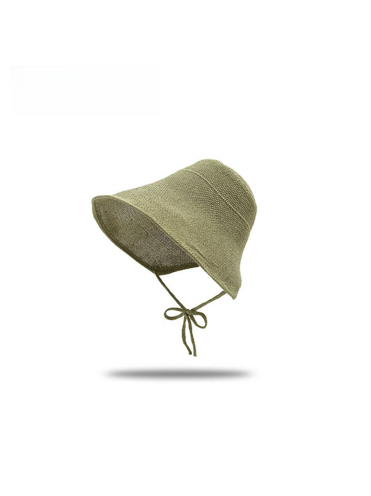 Haila - Elegant Wide Brim Round Crown Bucket Hat
