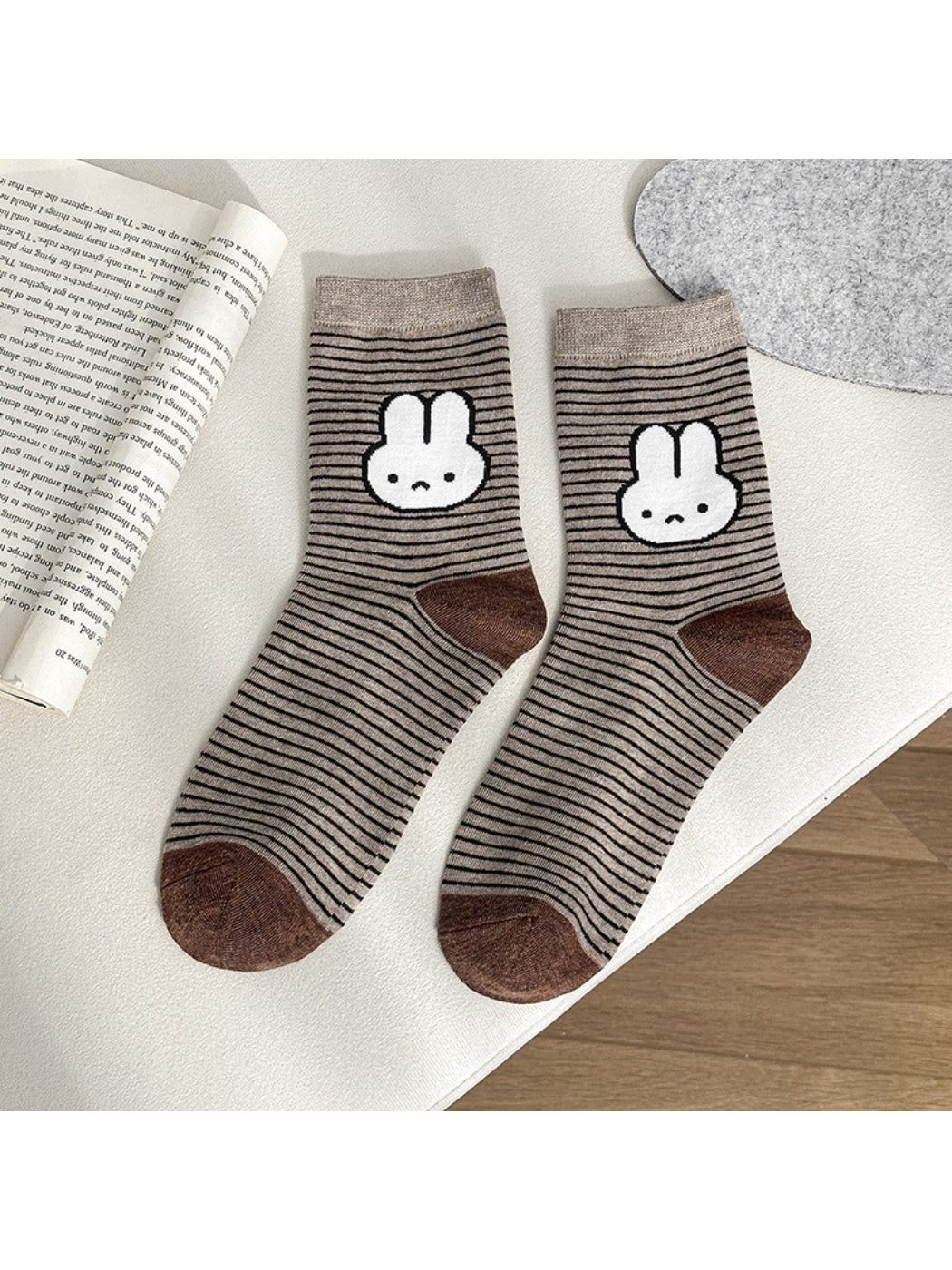 Rufia - Playful Bunny Pattern Crew Socks product image 7