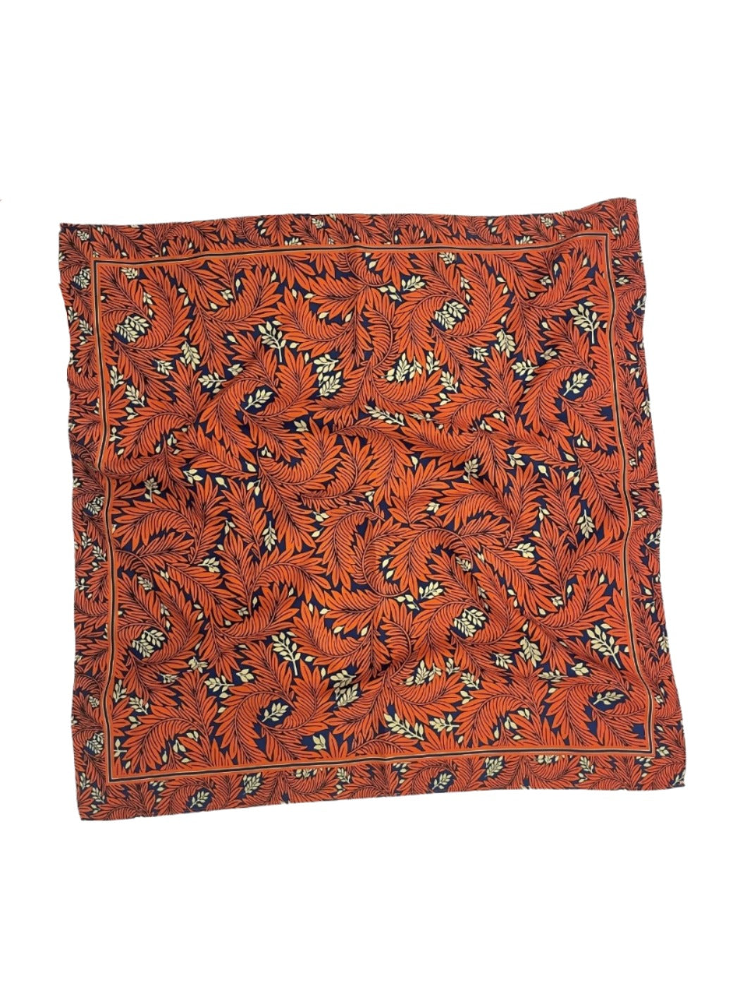 Scarvii - Stripe Floral Print Scarf - Elegant & Versatile