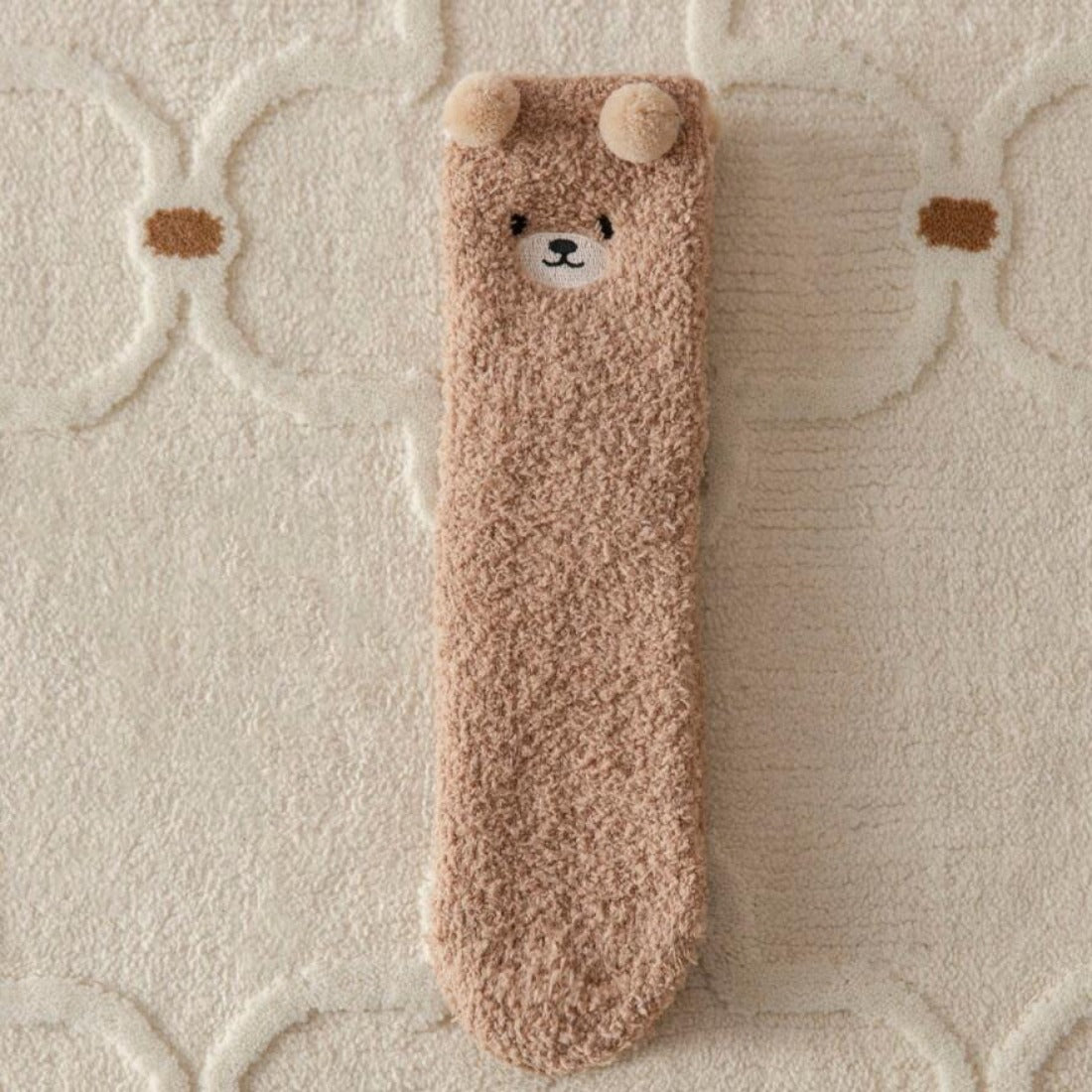 Rufia - Cute Animal Print Towel Socks