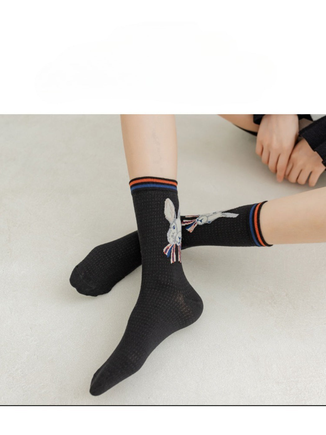Rufia - Bunny Head Stripe Crew Socks product image 10